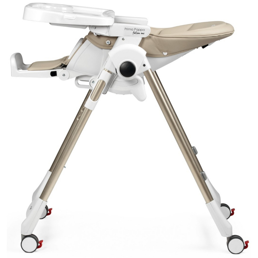Peg Perego Prima Pappa Follow Me - стільчик для годування, шезлонг для новонароджених (регулювання по висоті, нахил спинки, регулювання підніжки), чохол з екошкіри, 4 колеса, компактне складання • Astral Peg Perego Prima Pappa Follow Me - стільчик для годування, шезлонг для новонароджених (регулювання по висоті, нахил спинки, регулювання підніжки), чохол з екошкіри, 4 колеса, компактне складання • Astral