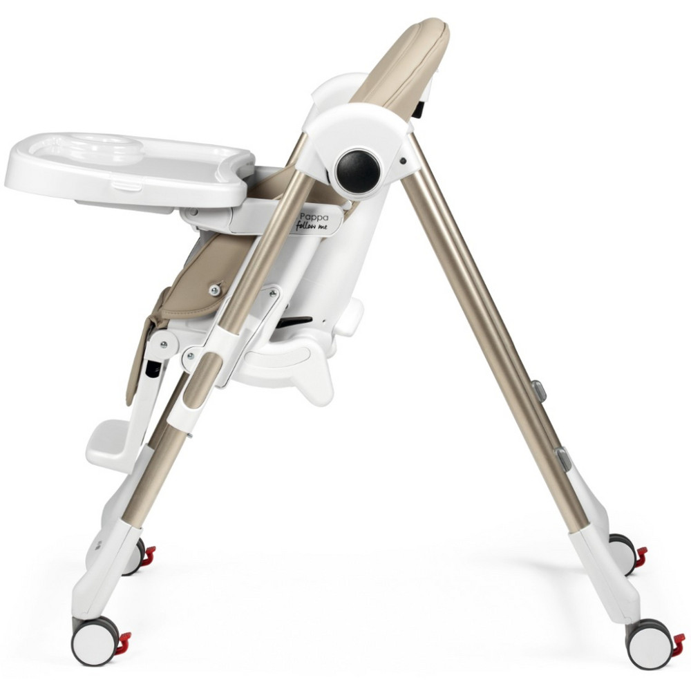Peg Perego Prima Pappa Follow Me - стільчик для годування, шезлонг для новонароджених (регулювання по висоті, нахил спинки, регулювання підніжки), чохол з екошкіри, 4 колеса, компактне складання • Astral Peg Perego Prima Pappa Follow Me - стільчик для годування, шезлонг для новонароджених (регулювання по висоті, нахил спинки, регулювання підніжки), чохол з екошкіри, 4 колеса, компактне складання • Astral