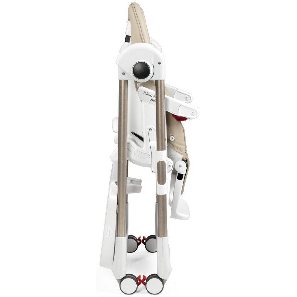 Peg Perego Prima Pappa Follow Me - стільчик для годування, шезлонг для новонароджених (регулювання по висоті, нахил спинки, регулювання підніжки), чохол з екошкіри, 4 колеса, компактне складання • Astral Peg Perego Prima Pappa Follow Me - стільчик для годування, шезлонг для новонароджених (регулювання по висоті, нахил спинки, регулювання підніжки), чохол з екошкіри, 4 колеса, компактне складання • Astral
