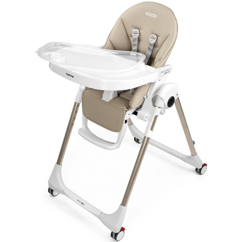 Peg Perego Prima Pappa Follow Me - стільчик для годування, шезлонг для новонароджених (регулювання по висоті, нахил спинки, регулювання підніжки), чохол з екошкіри, 4 колеса, компактне складання • Astral Peg Perego Prima Pappa Follow Me - стільчик для годування, шезлонг для новонароджених (регулювання по висоті, нахил спинки, регулювання підніжки), чохол з екошкіри, 4 колеса, компактне складання • Astral