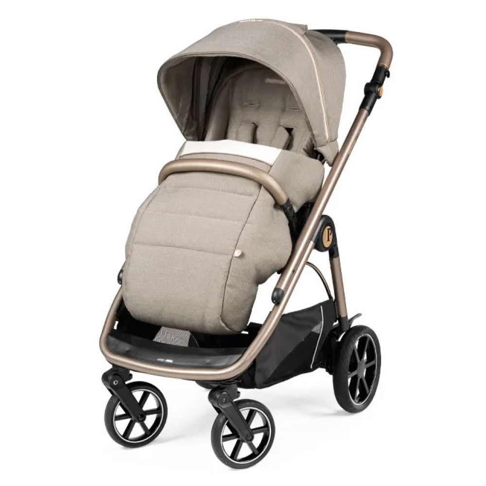 Peg Perego Veloce - дитяча коляска 2 в 1, коляска для новонароджених, централізована система складання, люлька Culla Belvedere з підставкою • Mon Amour
