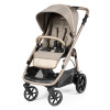 Peg Perego Veloce - дитяча коляска 2 в 1, коляска для новонароджених, централізована система складання, люлька Culla Belvedere з підставкою • Mon Amour