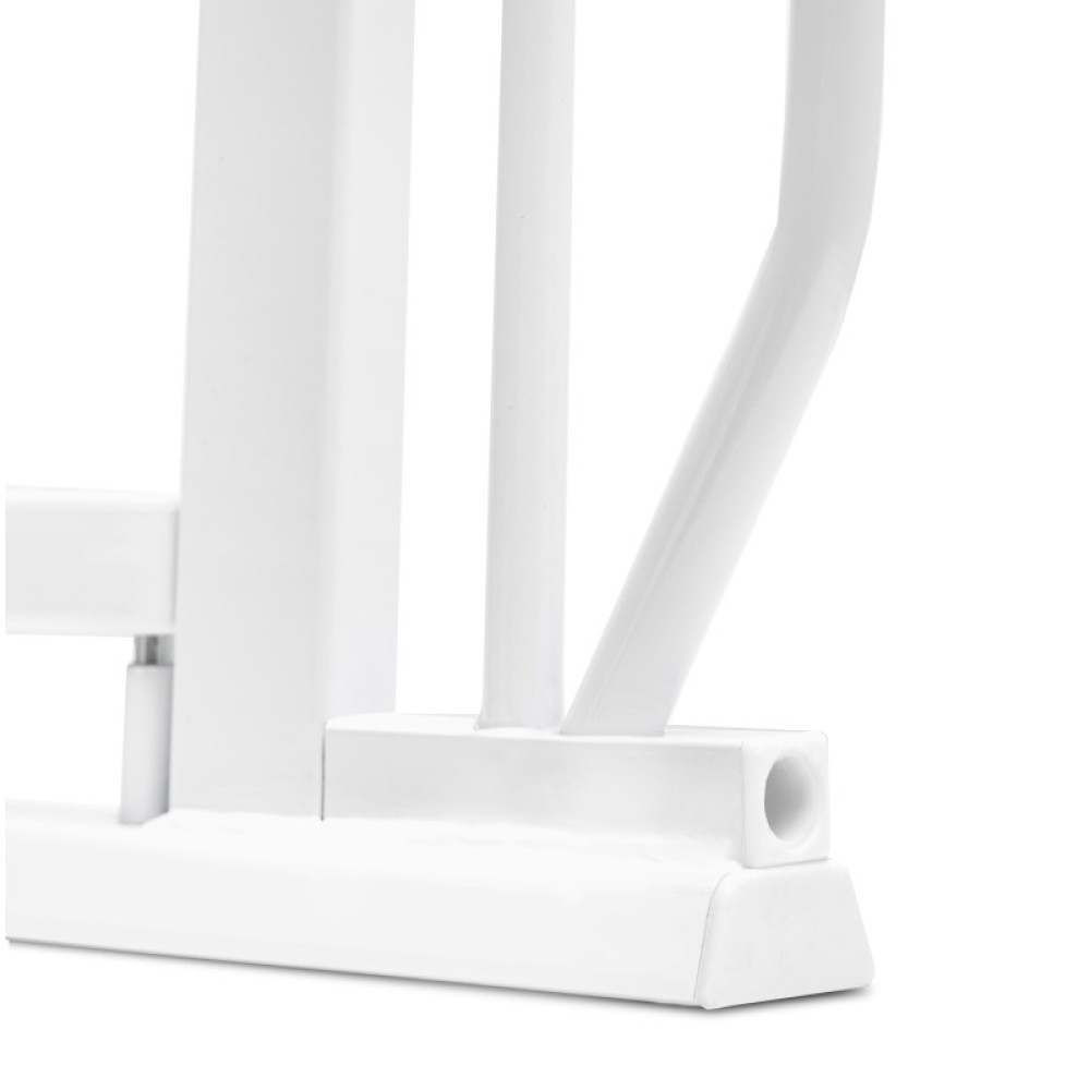 Lionelo Truus Slim Led - барьер, защитные ворота для детей (регулируемая ширина 75 - 105 см), с подсветкой • White