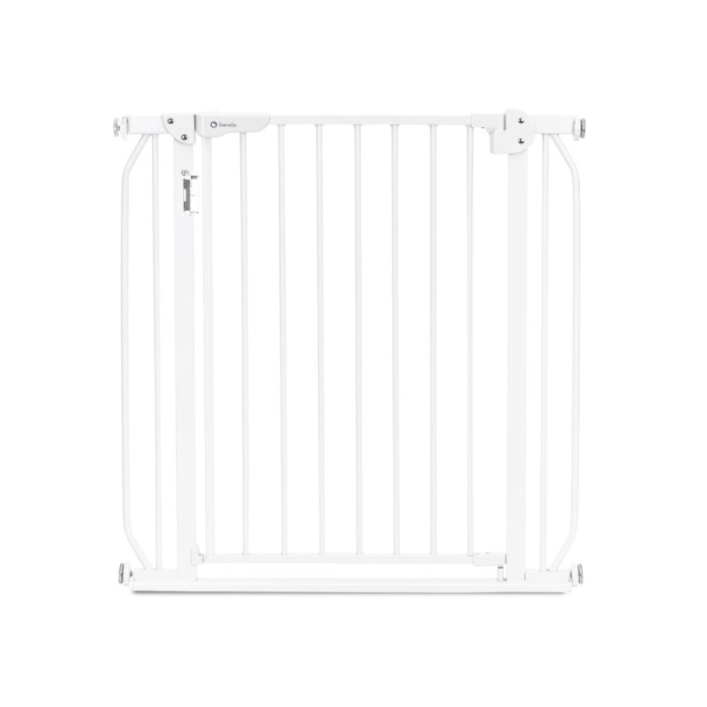 Lionelo Truus Slim Led - барьер, защитные ворота для детей (регулируемая ширина 75 - 105 см), с подсветкой • White