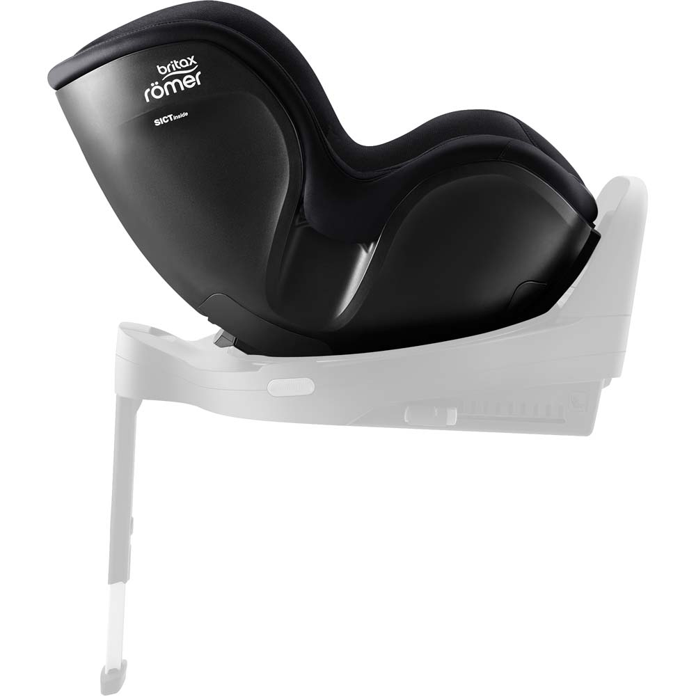 Britax Romer Dualfix 5Z - автокрісло для дитини (від 3 місяців до 4 років / 61 - 105 см) з функцією повороту 360, для використання автокрісла необхідна сумісна база ISOFIX (купується окремо) • Style Carbon Black