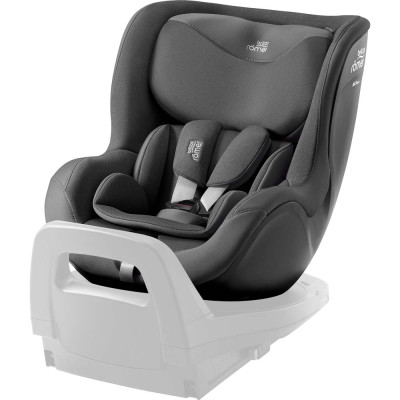 Britax Romer Dualfix 5Z - автокресло для детей (от 3 месяцев до 4 лет / 61 - 105 см) с функцией поворота на 360 градусов, для использования автокресла необходима совместимая база ISOFIX (можно купить отдельно) • Style Mineral Grey