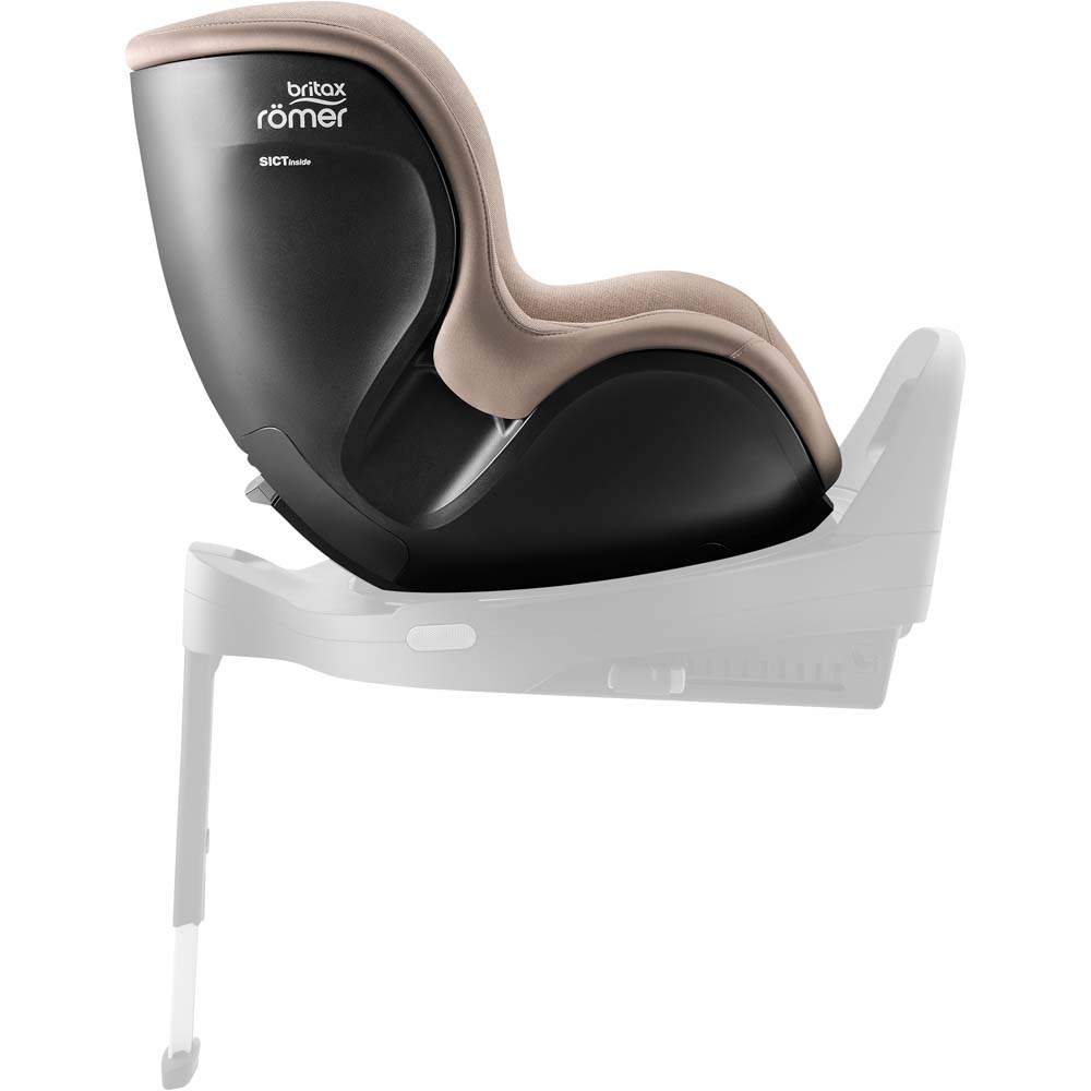 Britax Romer Dualfix 5Z - автокрісло для дитини (від 3 місяців до 4 років / 61 - 105 см) з функцією повороту 360, для використання автокрісла необхідна сумісна база ISOFIX (купується окремо) • Style Teak