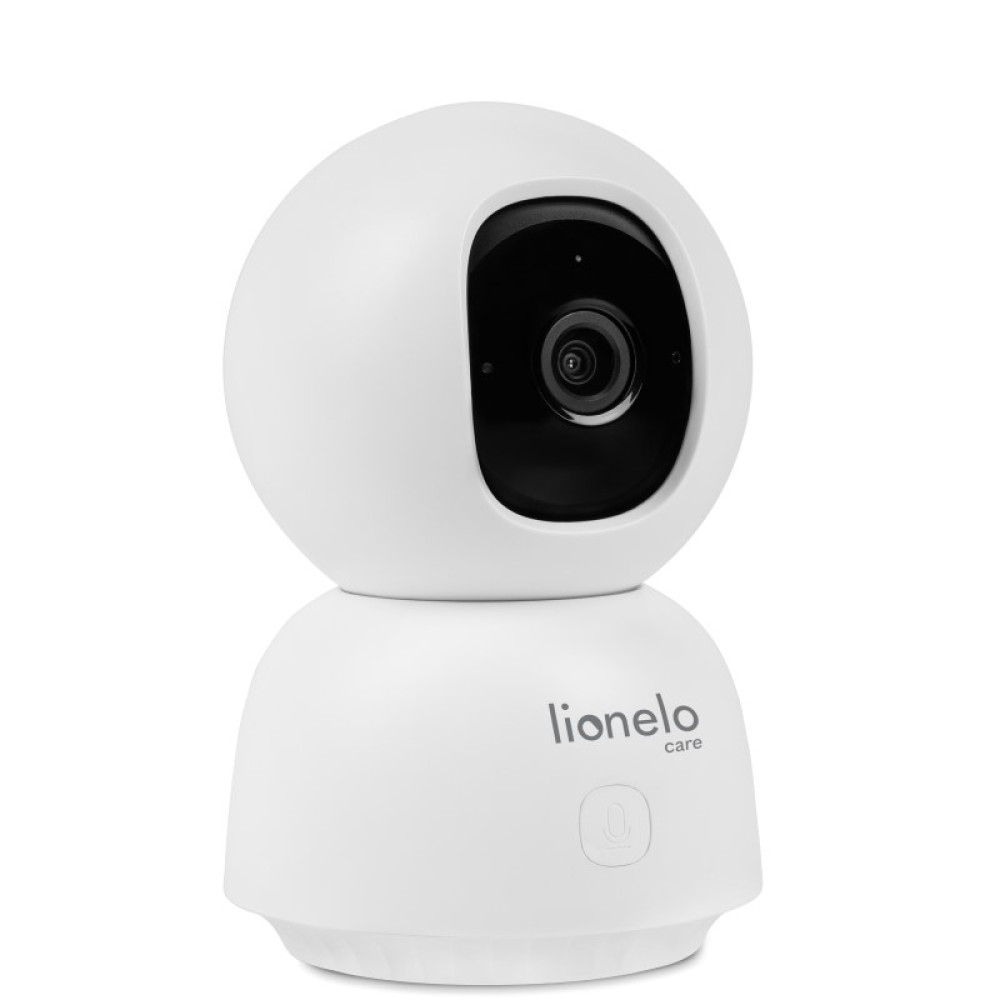 Lionelo Babyline View - сучасна відеоняня, керування через мобільний додаток, необмежений радіус дії, двосторонній зв'язок, х4 цифровий зум, функції повороту та відстеження руху дитини • White Lionelo Babyline View - сучасна відеоняня, керування через мобільний додаток, необмежений радіус дії, двосторонній зв'язок, х4 цифровий зум, функції повороту та відстеження руху дитини • White