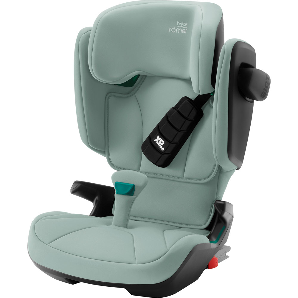 Britax Romer Kidfix i-Size - автокрісло для дітей (від 3.5 до 12 років / 100 - 150 см), накладка на ремінь, додатковий бічний захист, система SecureGuard • Jade Green