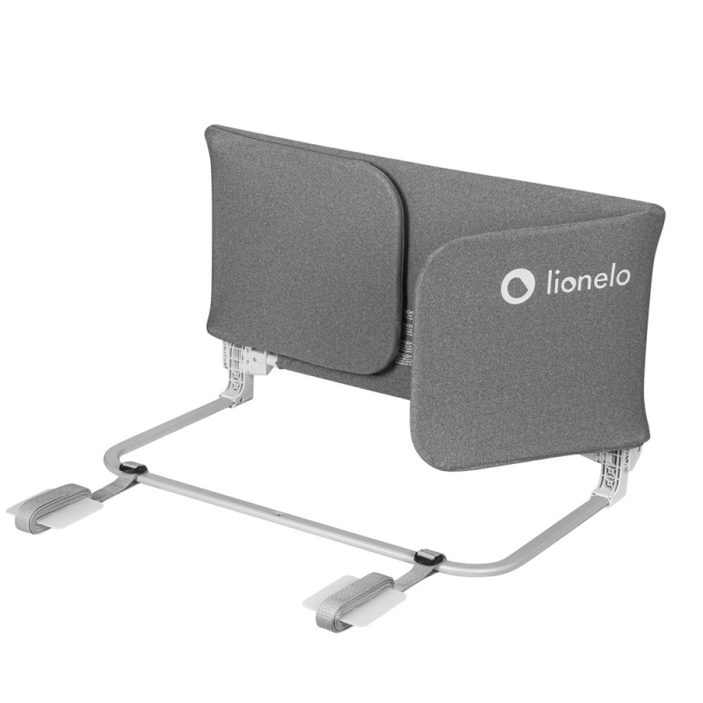Lionelo Lora XL - дитячий портативний бар'єр безпеки для ліжка • Grey Stone Lionelo Lora XL - дитячий портативний бар'єр безпеки для ліжка • Grey Stone