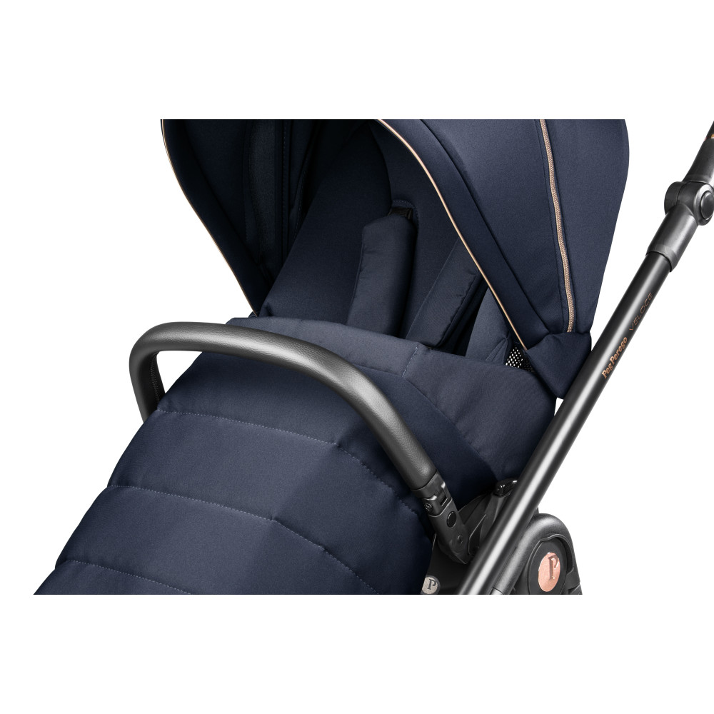Peg Perego Veloce - дитяча коляска 3 в 1 з автокріслом Primo Viaggio Sl (від 0 до 15 місяців / 0-13 кг), люлька Culla Grand з підставкою • Blue Shine Peg Perego Veloce - дитяча коляска 3 в 1 з автокріслом Primo Viaggio Sl (від 0 до 15 місяців / 0-13 кг), люлька Culla Grand з підставкою • Blue Shine