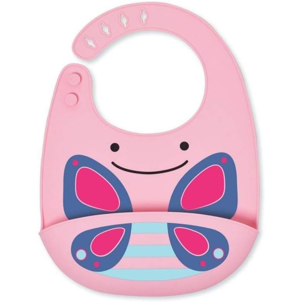 Силіконовий слюнявчик Skip Hop серія Zoo, Метелик (232202)
