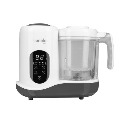 Lionelo BabyMenu - блендер-пароварка 5в1 для дитячого харчування з меню від дієтолога • White
