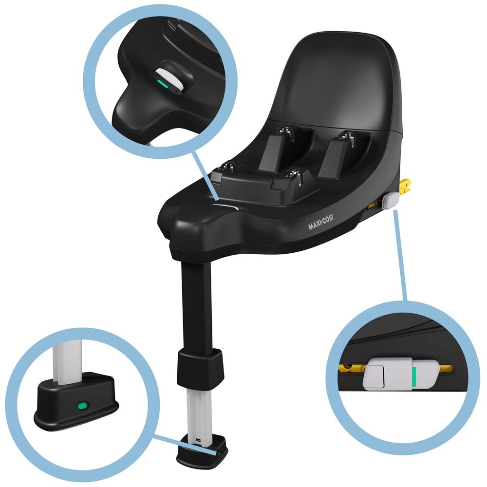 Maxi-Cosi FamilyFix S - база ISOFIX для автокресел Maxi-Cosi S-Family, Pebble S и Pearl S • Black