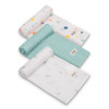 Lionelo Bamboo Set - бамбукові пелюшки 70х70 см, 100% бамбукова бавовна, 3шт • В крапочку (Dot)