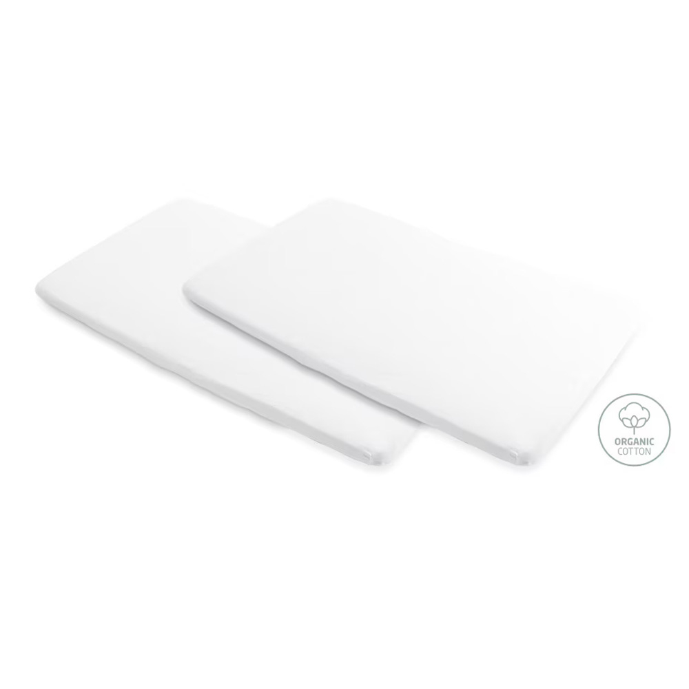 Maxi-Cosi Iris - хлопковая мягкая детская простынь для кроватки-манежу Maxi-Cosi Irus • White
