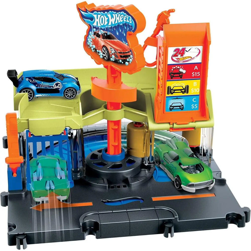Ігровий набір Hot Wheels City Downtown Автомийка (HDR27)