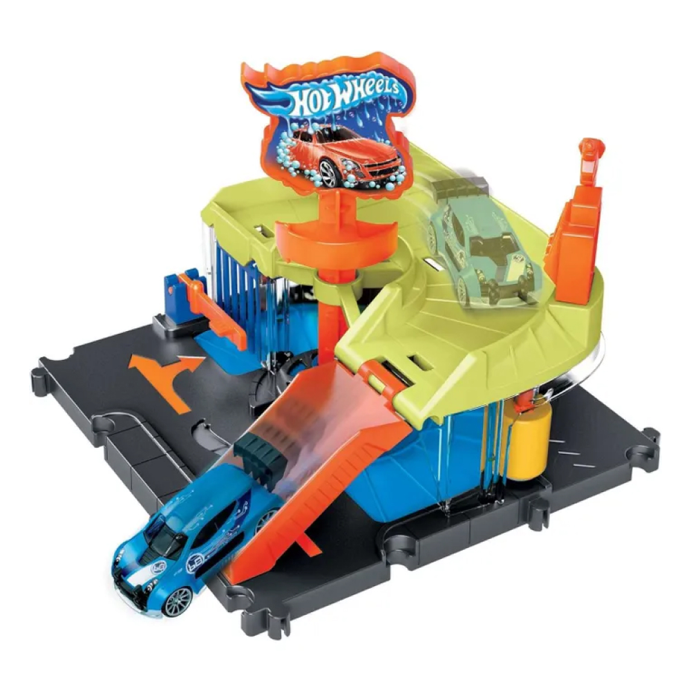 Ігровий набір Hot Wheels City Downtown Автомийка (HDR27)