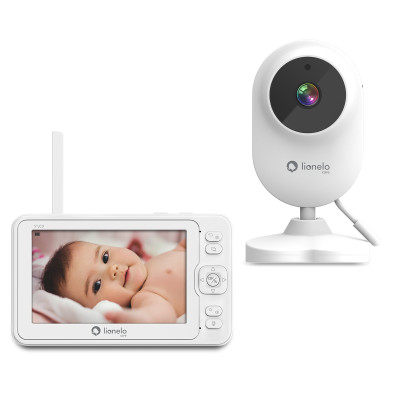Lionelo Babyline 6.2 - видеоняня с 5-дюймовым экраном и камерой • White