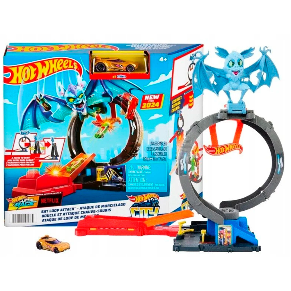 Трек Hot Wheels City Неймовірна атака кажана (HTN78)