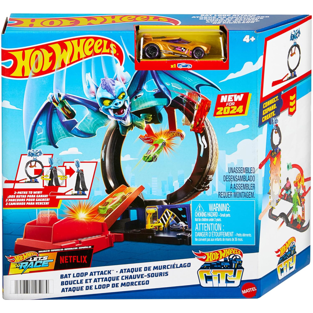 Трек Hot Wheels City Неймовірна атака кажана (HTN78)
