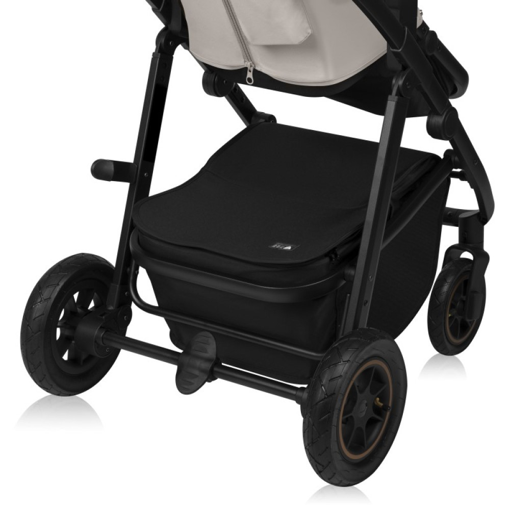 Lionelo Amber Plus - детская коляска 2 в 1, всесезонная коляска с люлькой для новорожденных, быстрое складывание, высокое крепление люльки (75 см) • Beige Sand Lionelo Amber Plus - детская коляска 2 в 1, всесезонная коляска с люлькой для новорожденных, быстрое складывание, высокое крепление люльки (75 см) • Beige Sand