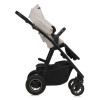 Lionelo Amber Plus - детская коляска 2 в 1, всесезонная коляска с люлькой для новорожденных, быстрое складывание, высокое крепление люльки (75 см) • Beige Sand