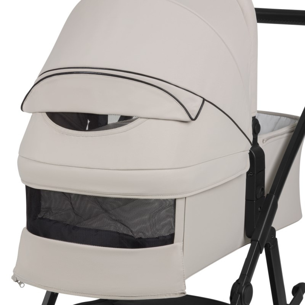 Lionelo Amber Plus - детская коляска 2 в 1, всесезонная коляска с люлькой для новорожденных, быстрое складывание, высокое крепление люльки (75 см) • Beige Sand Lionelo Amber Plus - детская коляска 2 в 1, всесезонная коляска с люлькой для новорожденных, быстрое складывание, высокое крепление люльки (75 см) • Beige Sand