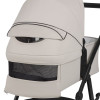 Lionelo Amber Plus - детская коляска 2 в 1, всесезонная коляска с люлькой для новорожденных, быстрое складывание, высокое крепление люльки (75 см) • Beige Sand