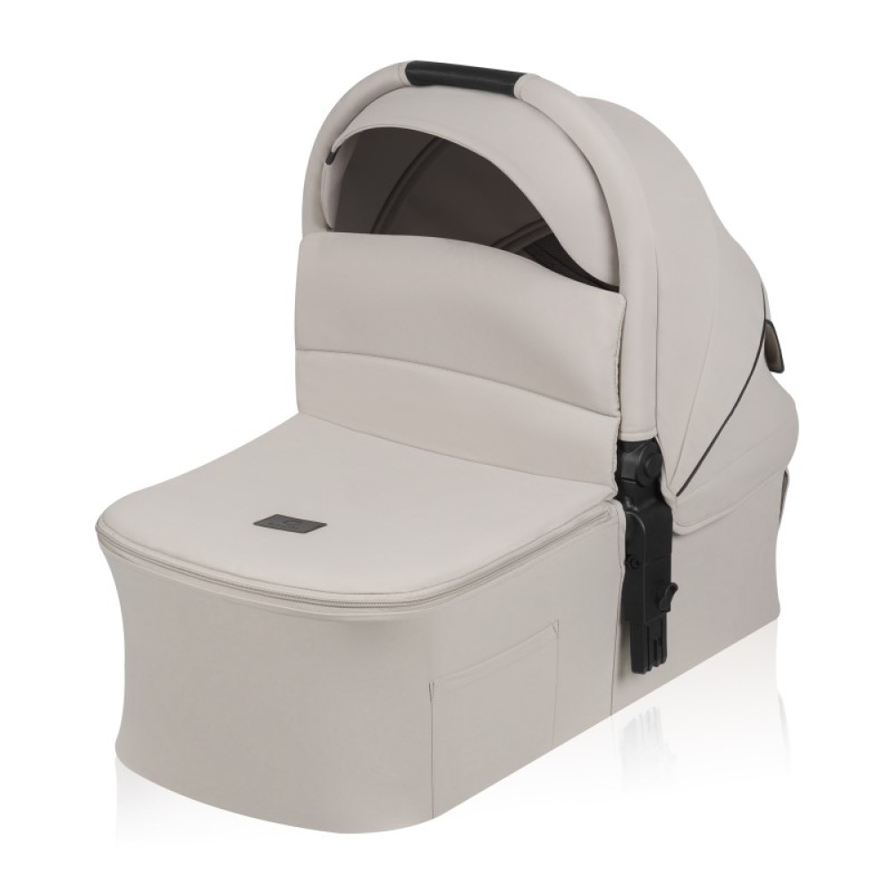 Lionelo Amber Plus - детская коляска 2 в 1, всесезонная коляска с люлькой для новорожденных, быстрое складывание, высокое крепление люльки (75 см) • Beige Sand Lionelo Amber Plus - детская коляска 2 в 1, всесезонная коляска с люлькой для новорожденных, быстрое складывание, высокое крепление люльки (75 см) • Beige Sand