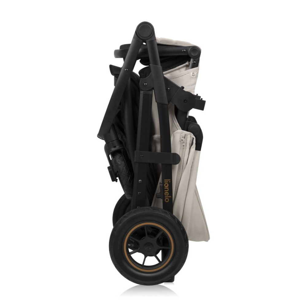 Lionelo Amber Plus - детская коляска 2 в 1, всесезонная коляска с люлькой для новорожденных, быстрое складывание, высокое крепление люльки (75 см) • Beige Sand Lionelo Amber Plus - детская коляска 2 в 1, всесезонная коляска с люлькой для новорожденных, быстрое складывание, высокое крепление люльки (75 см) • Beige Sand