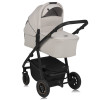 Lionelo Amber Plus - детская коляска 2 в 1, всесезонная коляска с люлькой для новорожденных, быстрое складывание, высокое крепление люльки (75 см) • Beige Sand