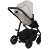 Lionelo Amber Plus - детская коляска 2 в 1, всесезонная коляска с люлькой для новорожденных, быстрое складывание, высокое крепление люльки (75 см) • Beige Sand