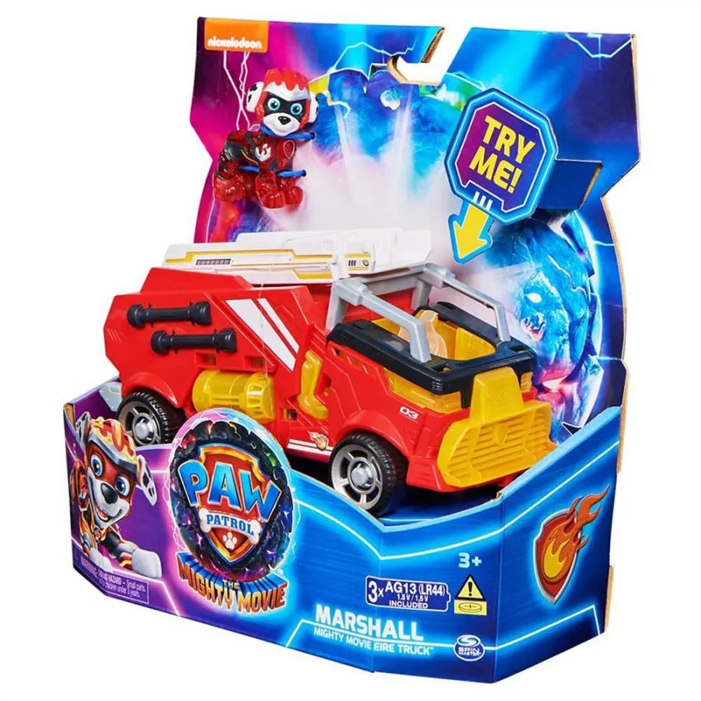 Ігровий набір Paw Patrol Рятувальний автомобіль-трансформер із водієм Маршал (SM17776/6481)