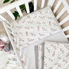 Змінний постільний комплект Маленька Соня Baby Dream Гілочки котики, пудра (0303754)