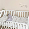 Змінний постільний комплект Маленька Соня Baby Dream Гілочки котики, пудра (0303754)
