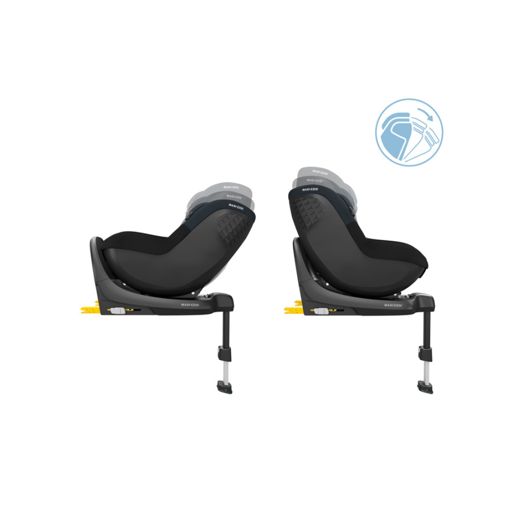 Maxi-Cosi Pearl S - автокрісло для дітей (від 3 місяців до 4 років / 61 - 105 см), для використання автокрісла необхідна сумісна база ISOFIX (купується окремо) • Tonal Black