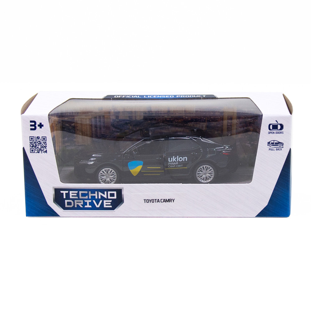 Автомодель TechnoDrive - Toyota Camry Uklon, черный (250292) Автомодель TechnoDrive - Toyota Camry Uklon, черный (250292)