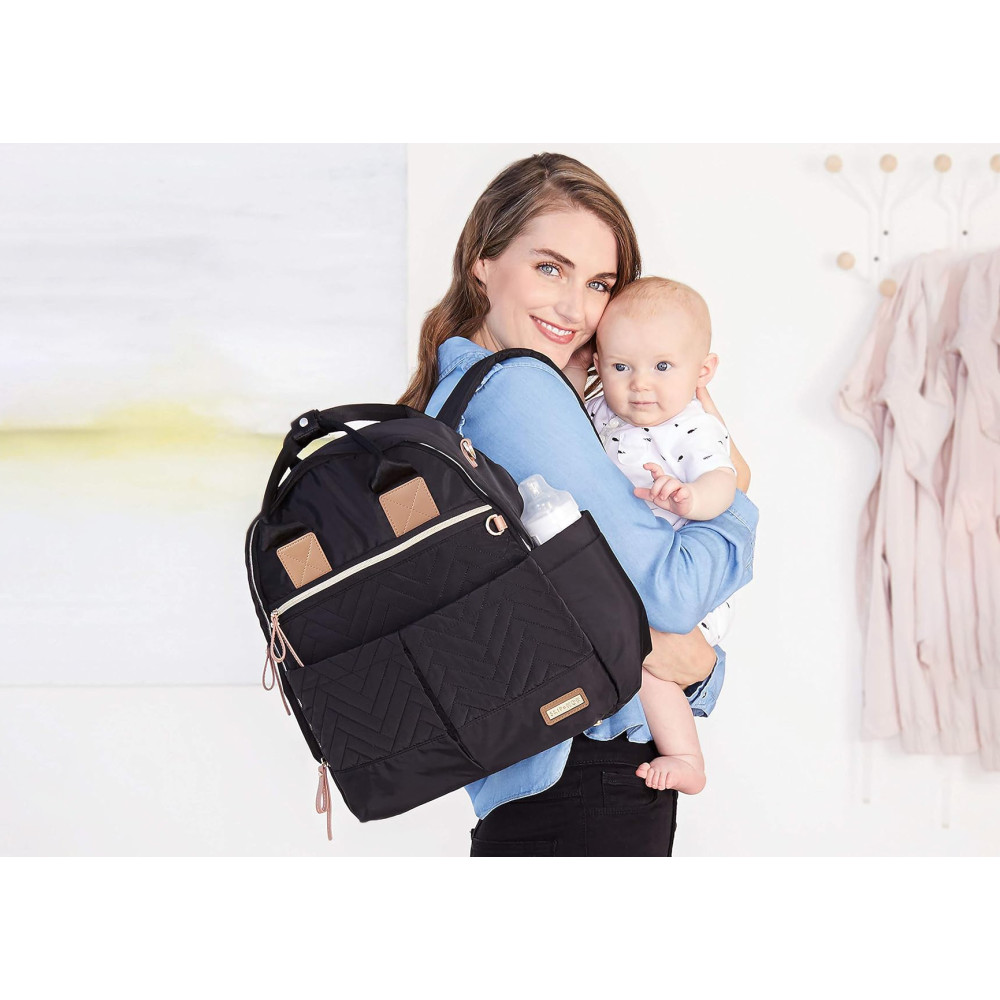 Рюкзак для мамы Skip Hop Suite 6 в 1 - Black (200675) Рюкзак для мамы Skip Hop Suite 6 в 1 - Black (200675)