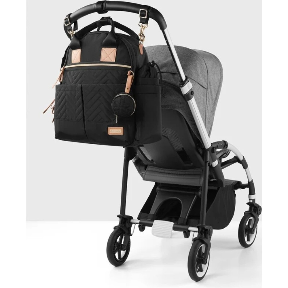 Рюкзак для мамы Skip Hop Suite 6 в 1 - Black (200675) Рюкзак для мамы Skip Hop Suite 6 в 1 - Black (200675)