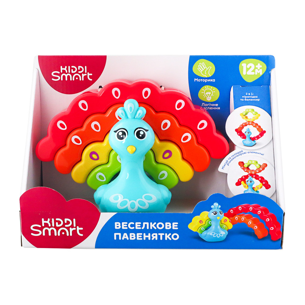 Интерактивная игрушка Kiddi Smart Радужный павенок (4508-KS)