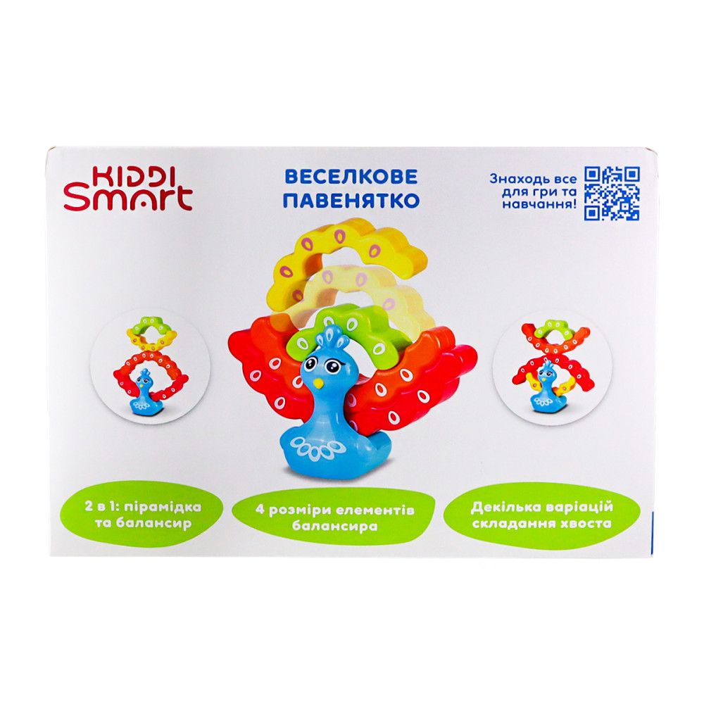 Интерактивная игрушка Kiddi Smart Радужный павенок (4508-KS)