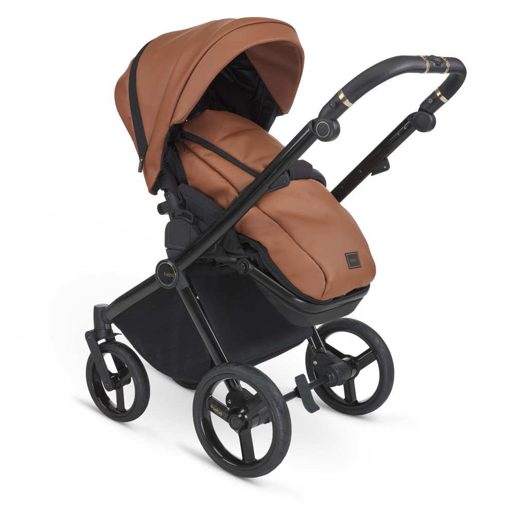 Коляска 2 в 1 iBebe Gloss 22 Brown Eco (ib-GL-22)