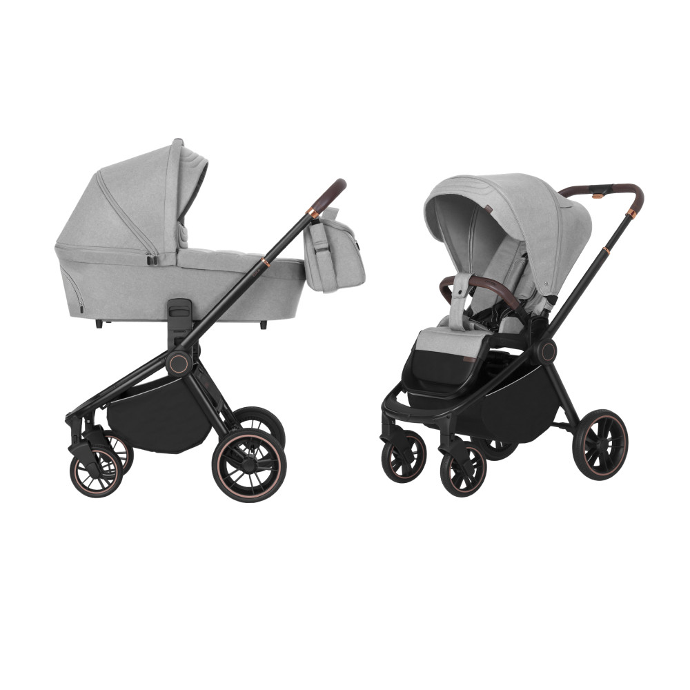 Коляска 2 в 1 Carrello Epica  з дощовиком CRL-8510/1 Silver Grey