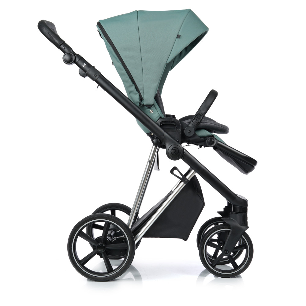 Roan Ivi 2.0 - дитяча коляска 2в1, візок преміум Vintage Collection, матрац Air Zone 3D, м'яка амортизація, сонцезахисний козирок у комплекті • Matcha Vintage (R-IVC-MA)