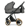 Roan Ivi 2.0 - детская коляска 2в1, премиум Vintage Collection, матрас Air Zone 3D, мягкая амортизация, солнцезащитный козырек в комплекте • Sicilian Olive Vintage (R-IVC-SO)