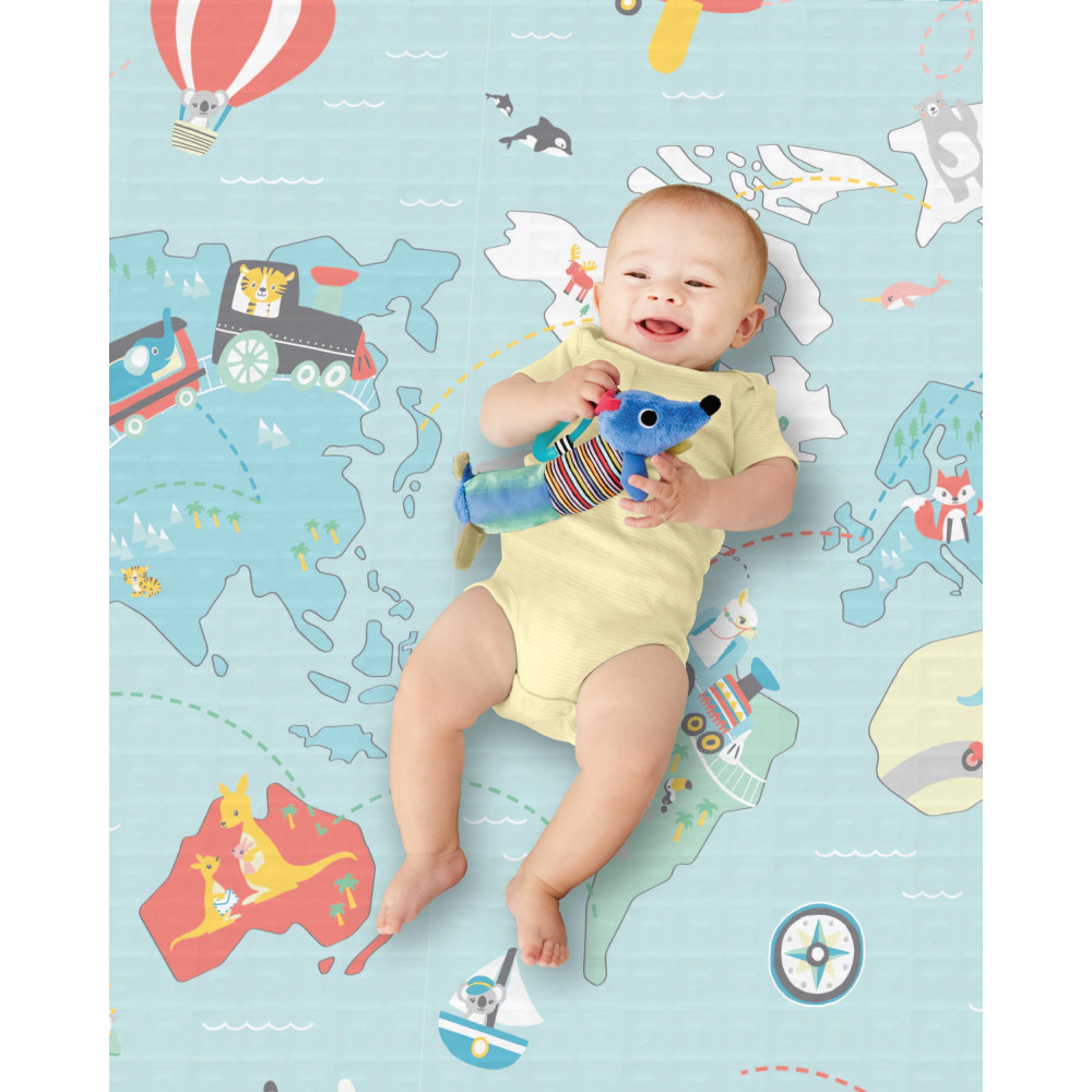 Skip Hop - двухсторонний детский игровой коврик • Little Travelers (243103) Skip Hop - двухсторонний детский игровой коврик • Little Travelers (243103)