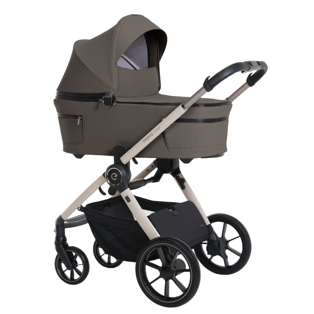 Espiro Yoga - детская коляска 2 в 1, всесезонная коляска, тройная вентиляция люльки, генератор белого шума • 109 Meditation Breze Voice