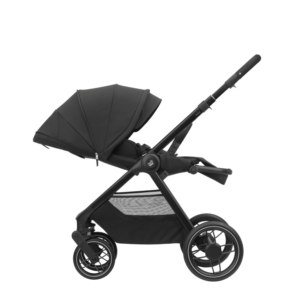 Maxi-Cosi Oxford+ - универсальная коляска 2 в 1, люлька Maxi-Cosi Sense, реверсивный прогулочный блок, мягкая амортизация • Twillic Black Maxi-Cosi Oxford+ - универсальная коляска 2 в 1, люлька Maxi-Cosi Sense, реверсивный прогулочный блок, мягкая амортизация • Twillic Black