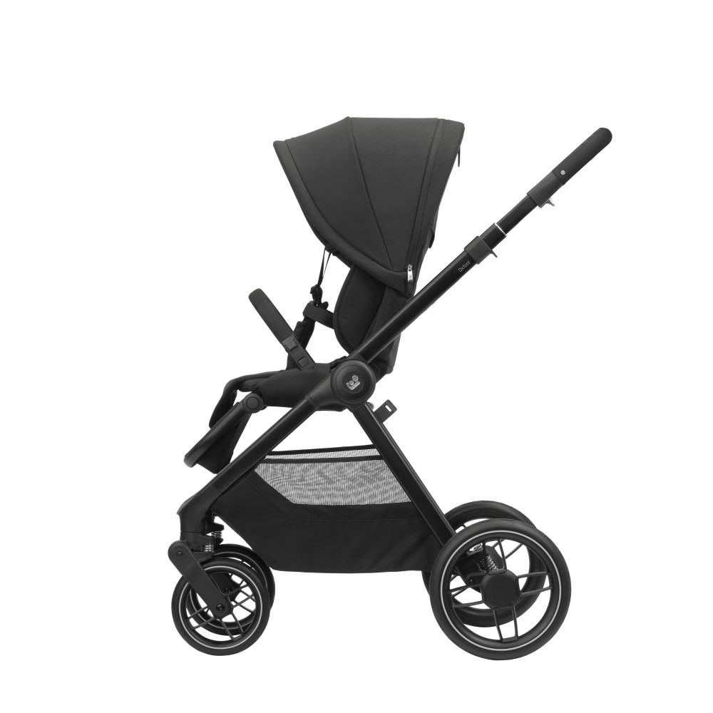 Maxi-Cosi Oxford+ - универсальная коляска 2 в 1, люлька Maxi-Cosi Sense, реверсивный прогулочный блок, мягкая амортизация • Twillic Black Maxi-Cosi Oxford+ - универсальная коляска 2 в 1, люлька Maxi-Cosi Sense, реверсивный прогулочный блок, мягкая амортизация • Twillic Black